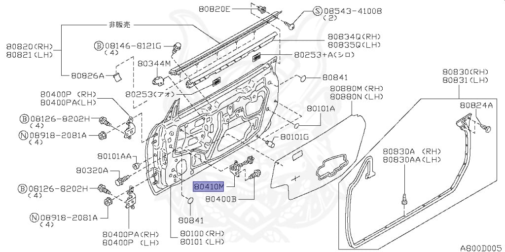 Nissan - Skyline - R34 GT - HR34 - 1998 - 20GT - 4 DOOR SEDAN(4S) - AUTOMATIC-FLOOR SHIFT(AT.F4) - No high-speed casters, 2-link drive (IRS.2WD) - RB20DE