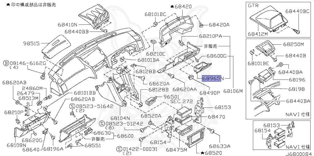 Nissan - Skyline GT-R - BNR34 - 2000 - GT-R V spec - 2-door hardtop (2K) - MANUAL MISSION 6-SPEED(MT.F6) - Hi-Cas 4-Link (HI.4WD) - RB26DETT