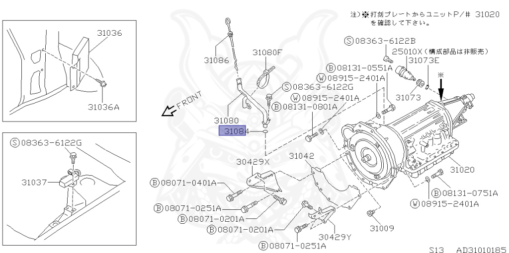 Nissan - Silvia - S13 - 1989 - K'S - HARDTOP(K) - AUTOMATIC TRANSMISSION(AT) - CA18DT