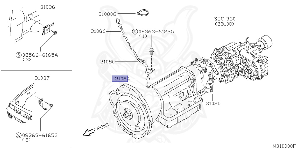 Nissan - Mistral - R20 - 1996 - Type R - HARDTOP(K) - AUTOMATIC TRANSMISSION(AT) - TD27T