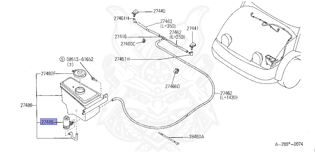 Nissan - S-Cargo - G20 - 1989 - AUTOMATIC TRANSMISSION(AT) - E15S