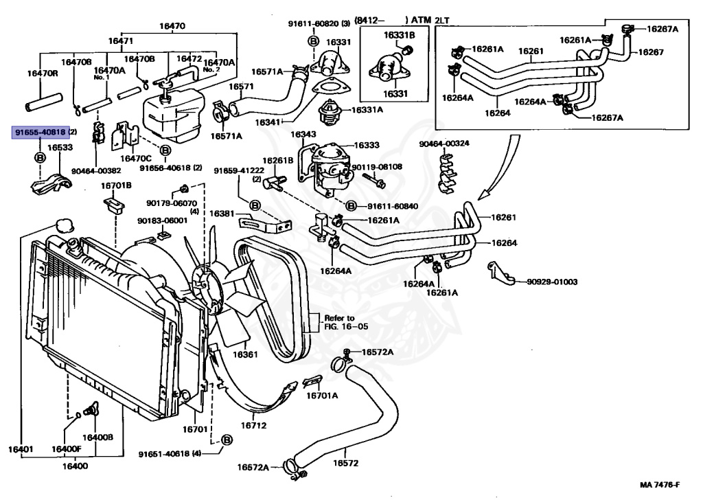 Toyota - Mark 2 - LX70 - 1988 - GL TYPE - SEDAN - Automatic - 2LT