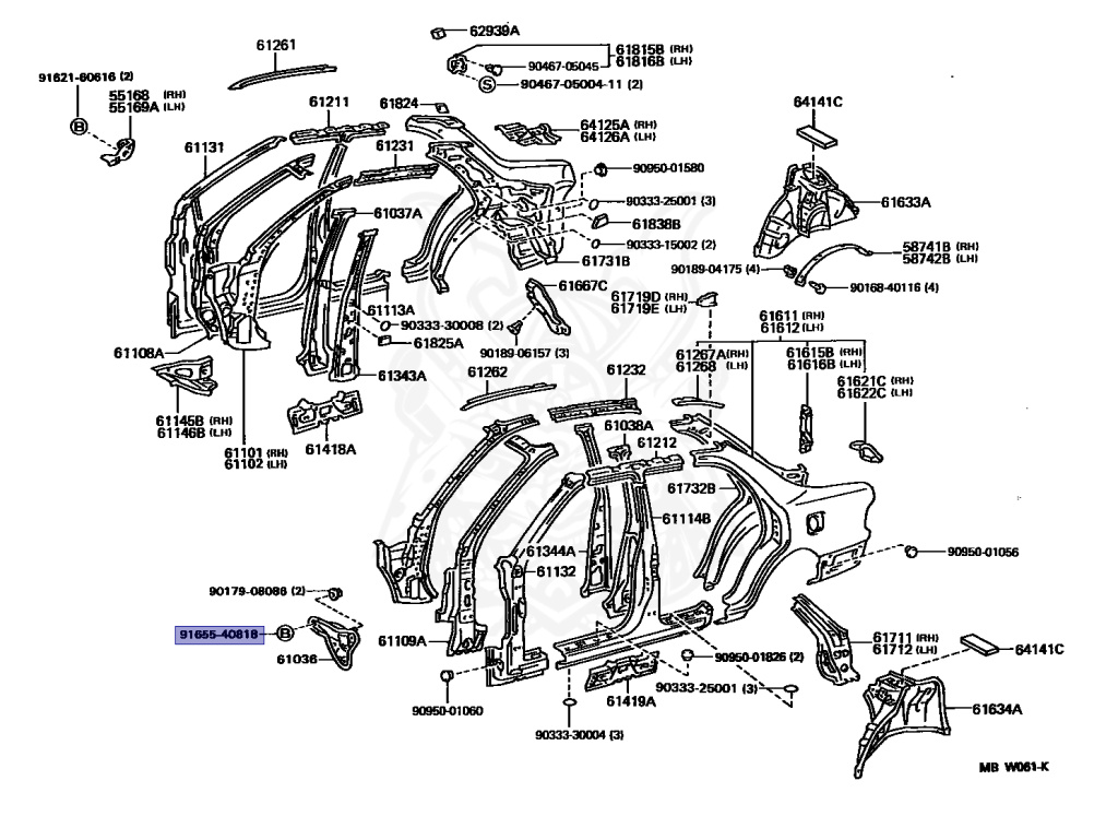 Toyota - Windom - VCV10 - 1992 - Automatic - 3VZFE