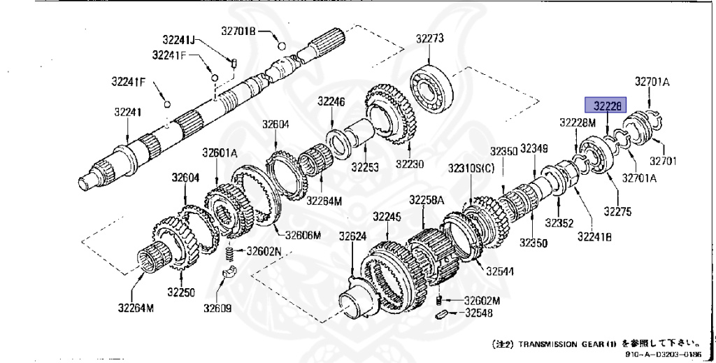 Nissan - Bluebird - 910 - 1983 - GL TYPE - SEDAN(S) - 5 SPEED MANUAL TRANS(F5) - LD20