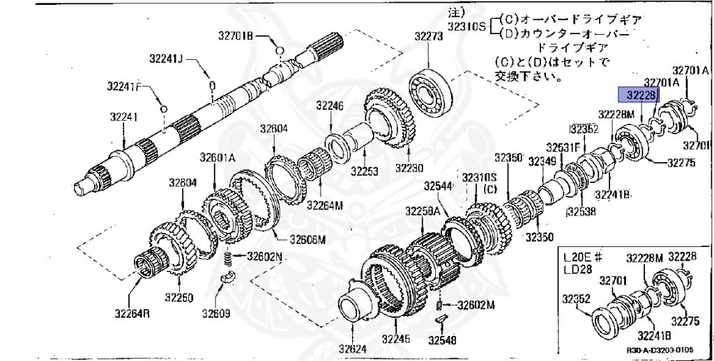 Nissan - Skyline - R30 - 1982 - RS - SEDAN(S) - 5 SPEED MANUAL TRANS(F5) - FJ20E
