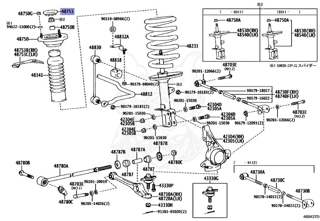 Toyota - MR2 - SW20 - 1989 - GG LIMITED TYPE - T-BAR ROOF - Manual - 3SGE