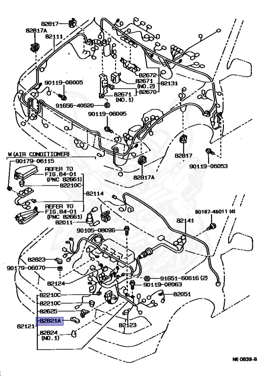Toyota - Corolla - CE90 - 1988 - DX TYPE - 4-DOOR - Manual - 1C