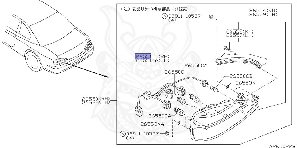 Nissan - Silvia - S15 - 2000 - SPEC S - HARDTOP(K) - MANUAL TRANS 5-SPEED(MT.F5) - TWO WHEELS STEERING(2WS) - SR20DE