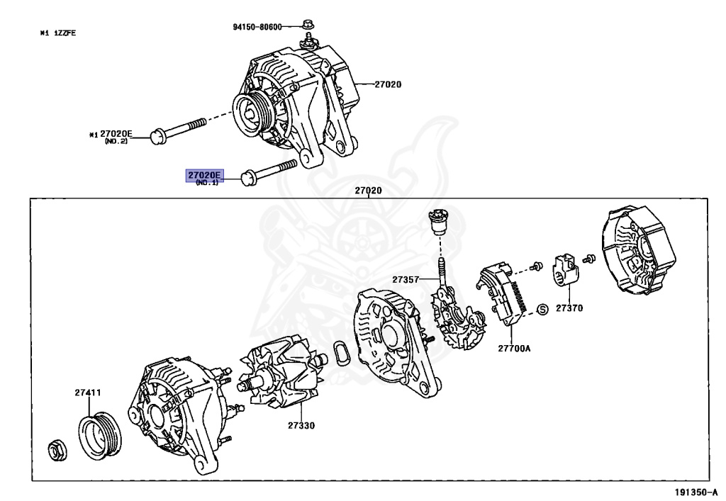 Toyota - Will Vs - ZZE127 - 2004 - 5-DOOR - Automatic - 1ZZFE