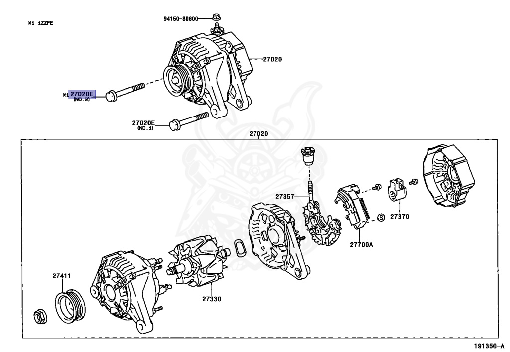 Toyota - Will Vs - ZZE127 - 2003 - 5-DOOR - Automatic - 1ZZFE