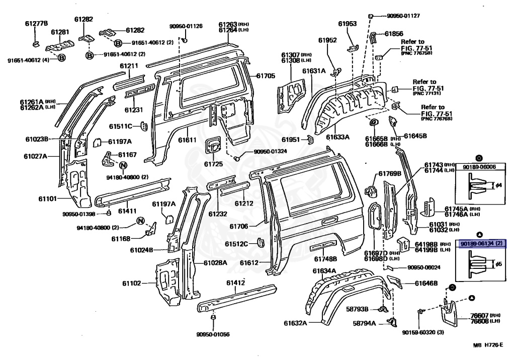 トップス (NEW)LINKS FRONT PANEL L/S 90189-06134 - Toyota - Clip - Nengun Performance