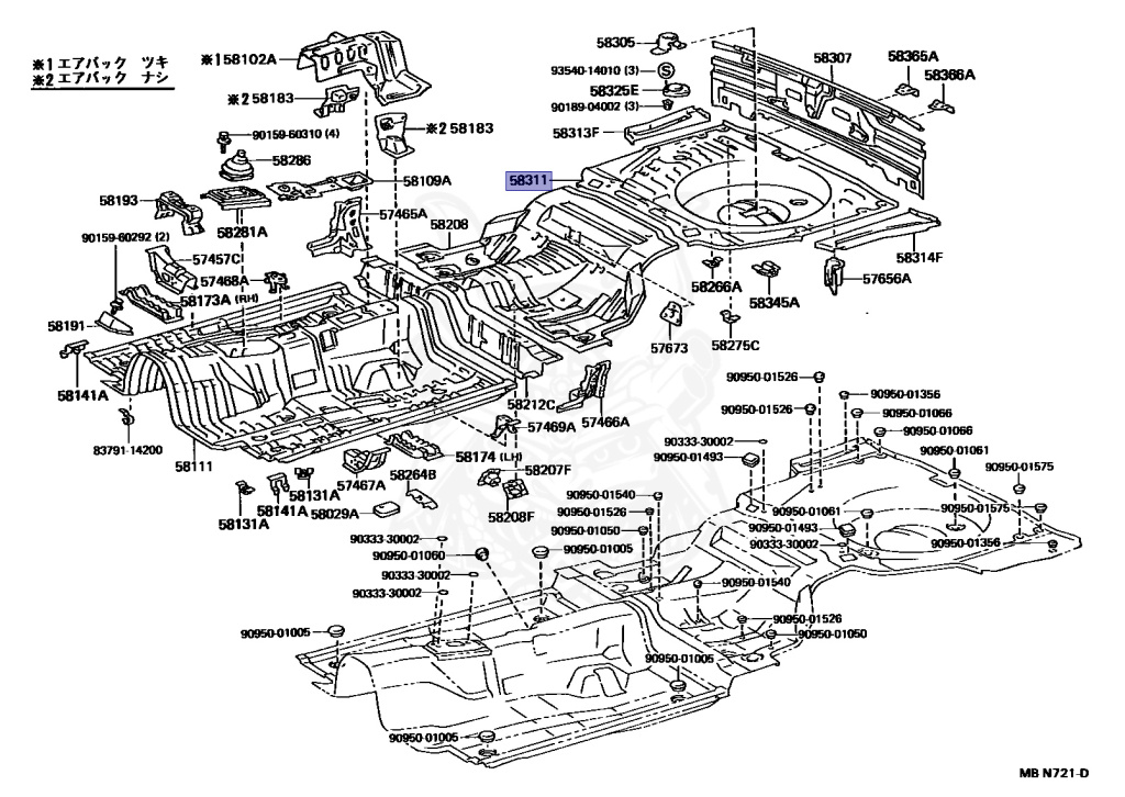 Toyota - Supra A70 MKIII - MA70 - 1988 - GT TURBO TYPE - LIFTBACK (AERO TOP) - Manual - 7MGTEU