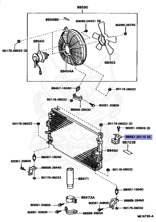 Toyota - Corona - ST180 - 1989 - FE TYPE - Automatic - 4SFI