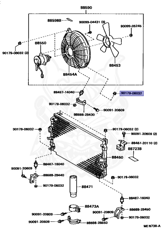 90179-06032 - Toyota - Nut - Nengun Performance