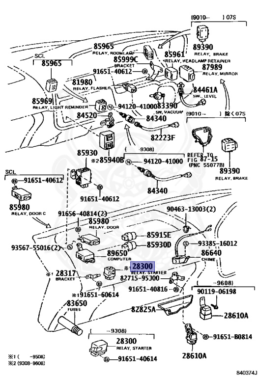 28300-54110 - Toyota - Relay Assy, Starter - Nengun Performance