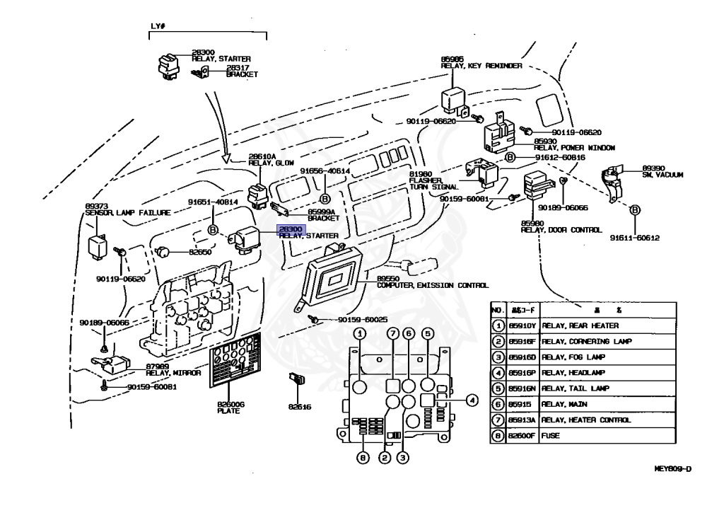 28300-54110 - Toyota - Relay Assy, Starter - Nengun Performance