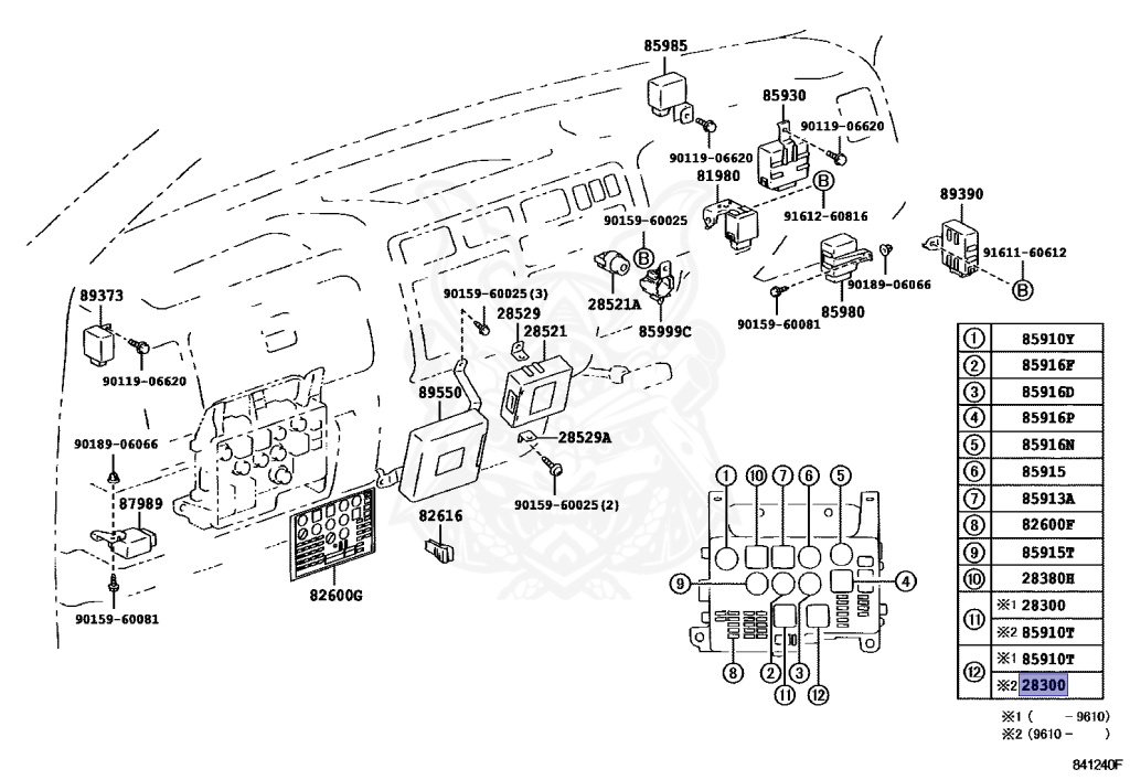 28300-54110 - Toyota - Relay Assy, Starter - Nengun Performance
