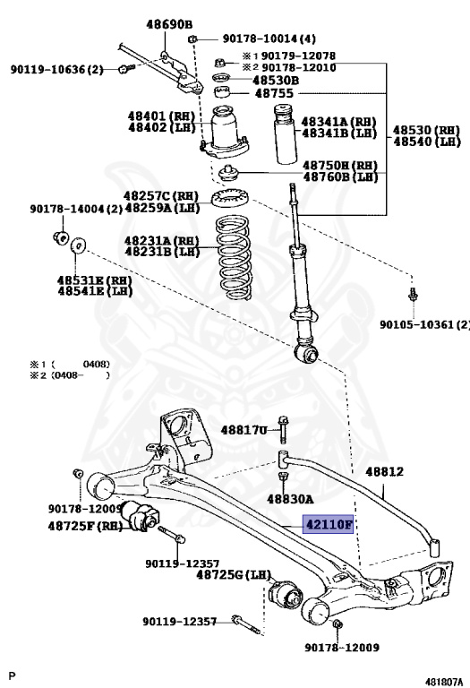 Toyota - Corolla Fielder - ZZE123G - 2004 - Z AERO TOURER TYPE - WAGON - Manual - 2ZZGE