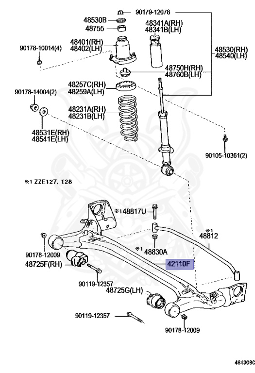 Toyota - Will Vs - ZZE127 - 2004 - 5-DOOR - Automatic - 1ZZFE
