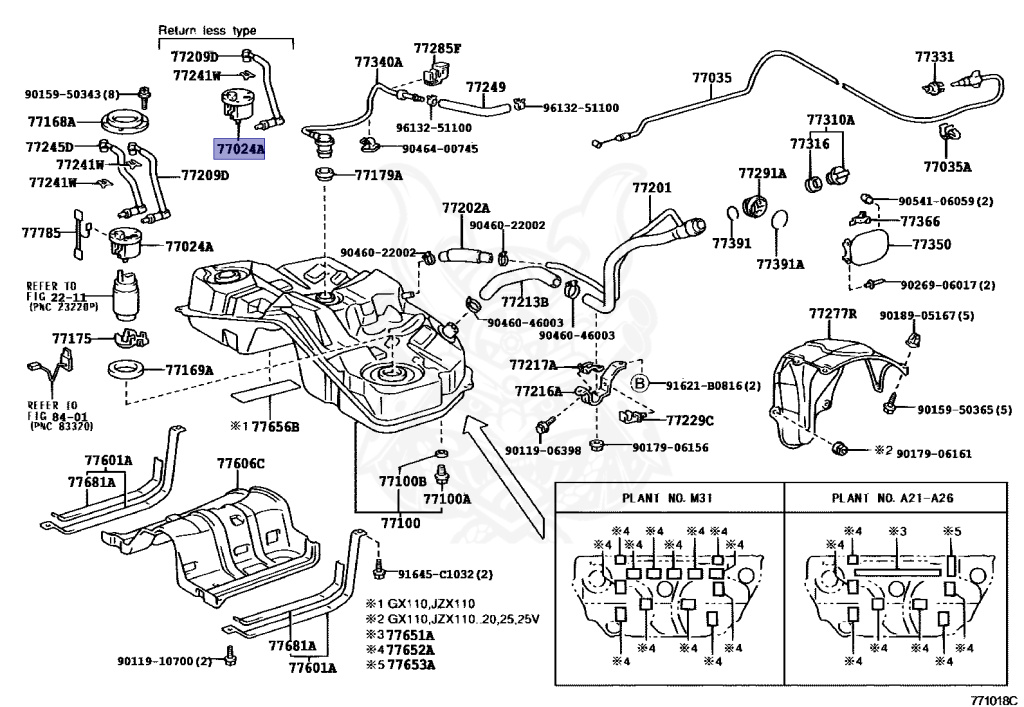 Toyota - Verossa - JZX110 - 2004 - VR25 TYPE - Manual - 1JZGTE