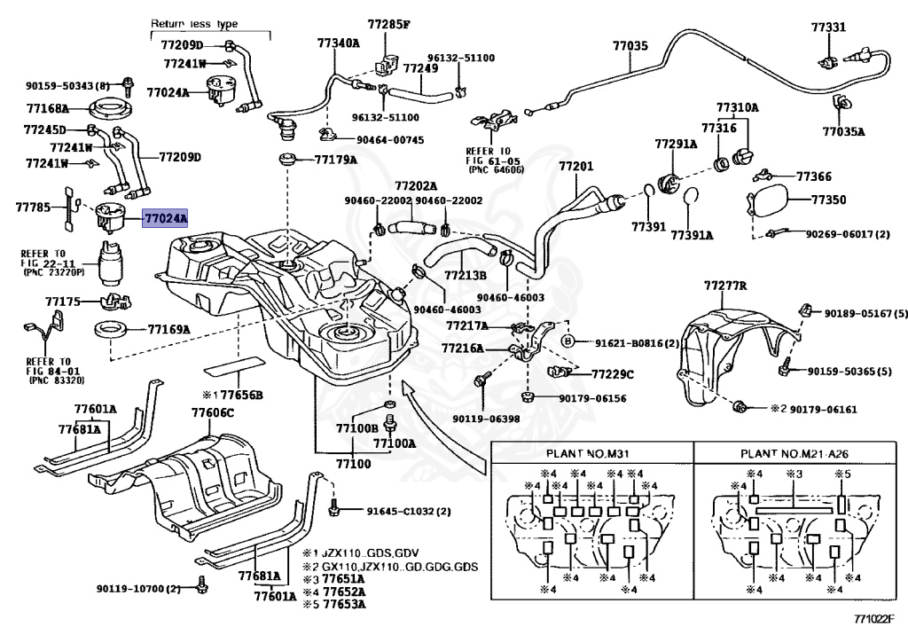 Toyota - Mark 2 - JZX110 - 2000 - GRANDE IR-V TYPE - SEDAN - Automatic - 1JZGTE