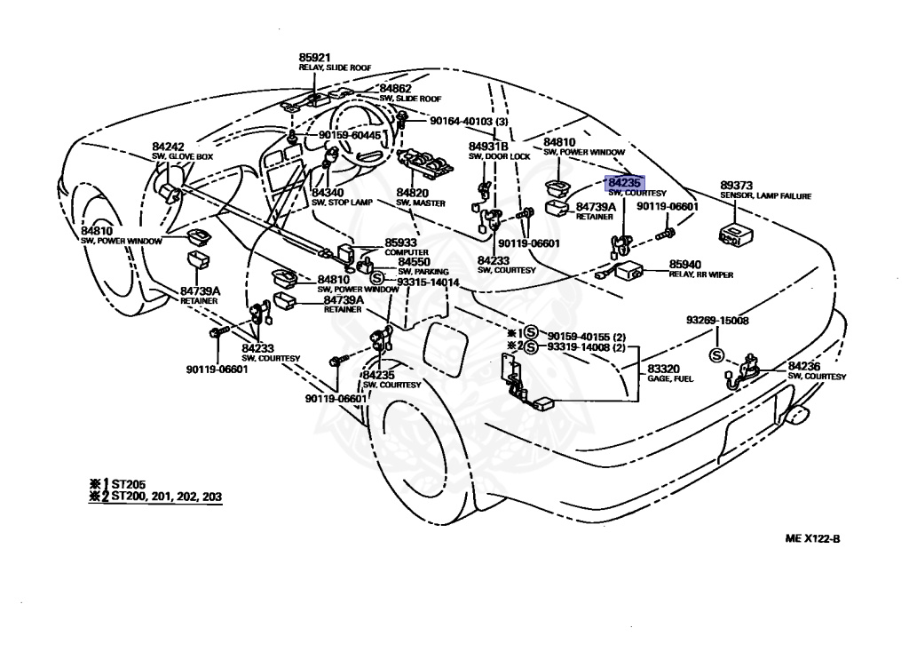 Toyota - Corona - ST200 - 1997 - 180E TYPE - Manual - 4SFE