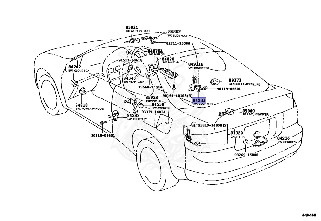 Toyota - Curren - ST206 - 1994 - XS TYPE - Manual - 3SFE