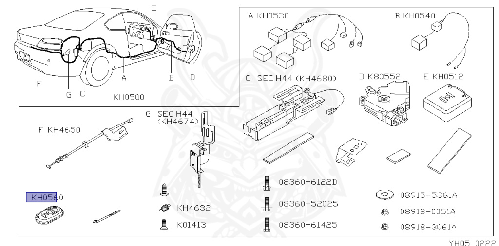 Nissan - Silvia - S15 - 1999 - SEDAN - HARDTOP(K) - AUTOMATIC-FLOOR SHIFT(AT.F4) - TWO WHEELS STEERING(2WS) - SR20DE