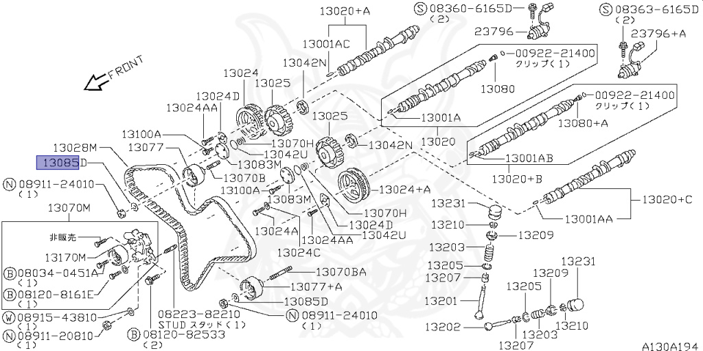 Nissan - Fairlady Z - Z32 - 1989 - 300ZX - AUTOMATIC TRANSMISSION(AT) - Standard roof (Z) - VG30D