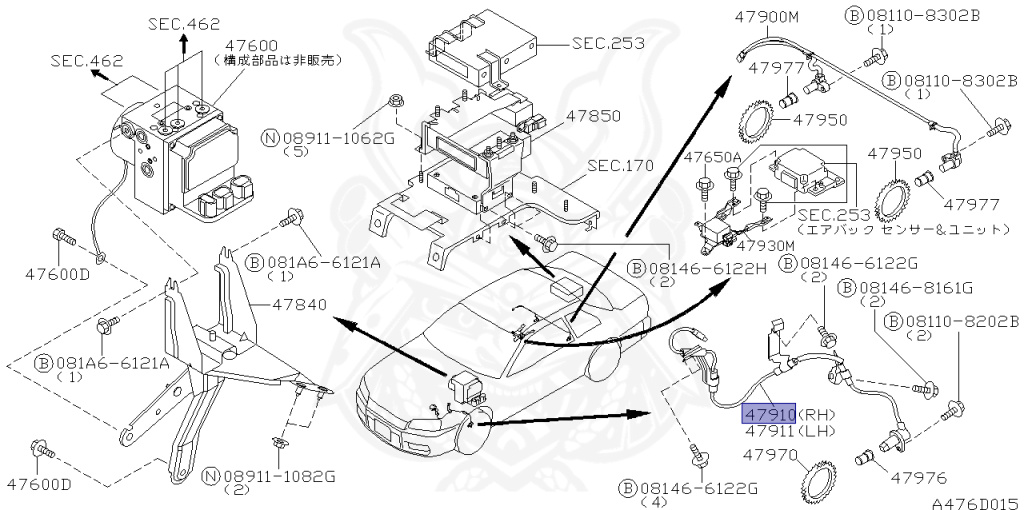 Nissan - Skyline GT-R - BNR34 - 2001 - GTR TYPE - 2-door hardtop (2K) - MANUAL MISSION 6-SPEED(MT.F6) - Hi-Cas 4-Link (HI.4WD) - RB26DETT
