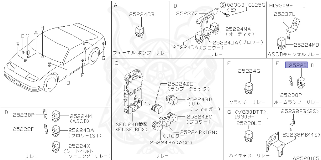 NISMO カタログ2000 25230-C9980 - Nissan - Relay, Radiator Fan - Nengun Performance