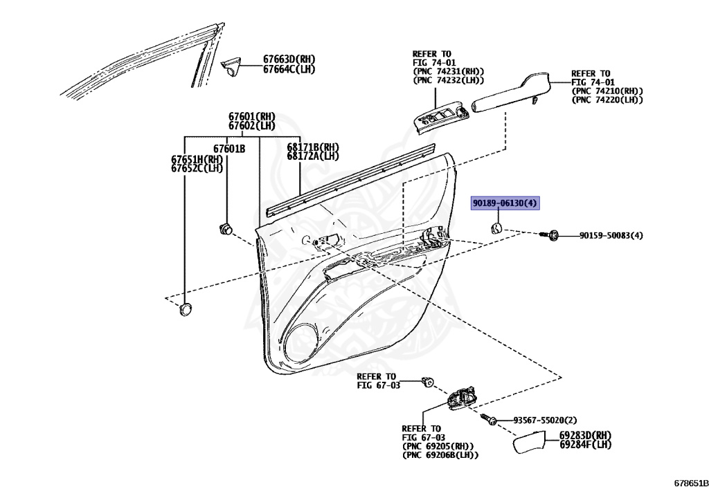 90189-06130 - Toyota - Clip - Nengun Performance
