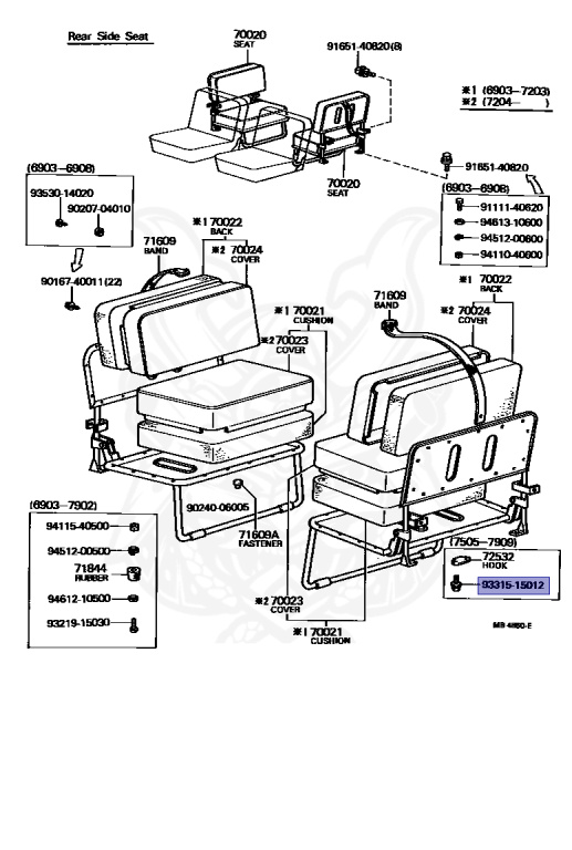 Toyota - Land Cruiser - FJ40 - 1971 - SOFTTOP (TARPAULIN CANVASTOP OR VINYLTOP) - F