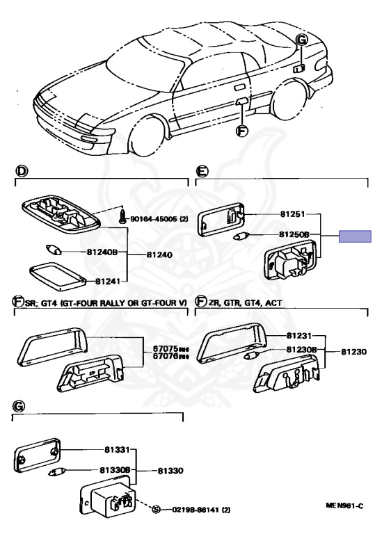 Toyota - Celica - ST182 - 1993 - GT-R TYPE - LIFTBACK - Manual - 3SGE