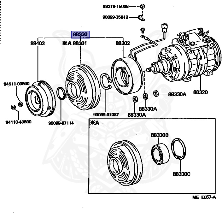 88410-14090 - Toyota - Clutch Assy, Magnet - Nengun Performance
