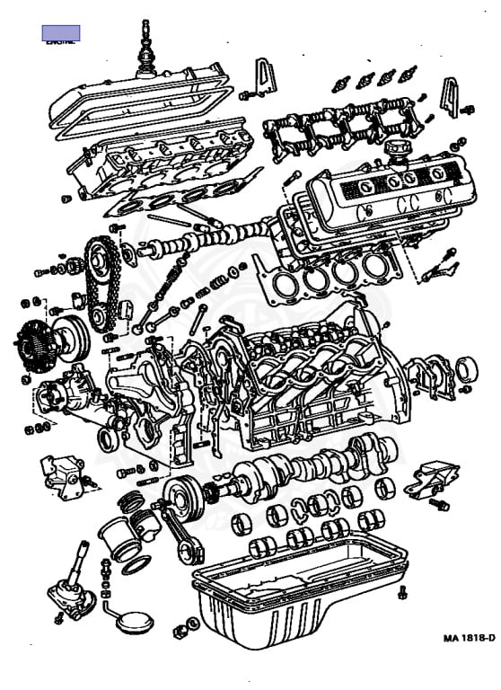 UGIページ 19000-52040 - Toyota - Engine Assy, Partial - Nengun Performance