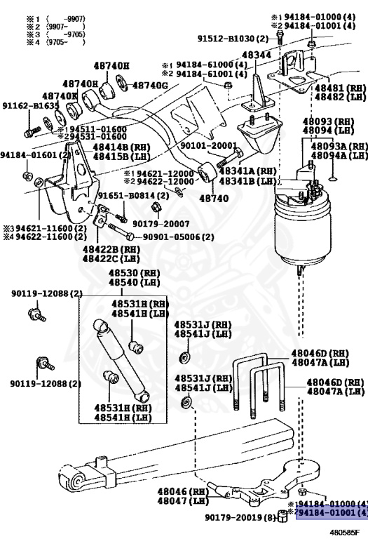 94184-01001 - Toyota - Nut - Nengun Performance