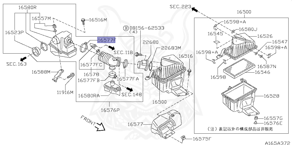 Nissan - Skyline - R34 GT - HR34 - 1998 - 20GT - 4 DOOR SEDAN(4S) - AUTOMATIC-FLOOR SHIFT(AT.F4) - High cast, 2-link (IRS.2WD) - RB20DE