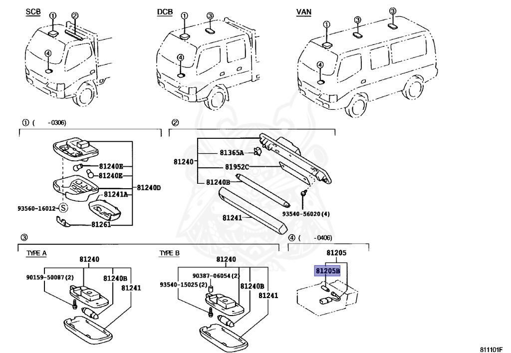 Toyota - Dyna - XZU307 - 2000 - Manual - S05C