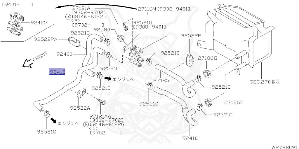 Nissan - Skyline GT-R - BCNR33 - 1995 - GTR TYPE - 2-door hardtop (2K) - 4 WHEEL DRIVE(4WD) - MANUAL TRANS 5-SPEED(MT.F5) - HICAS - RB26DETT