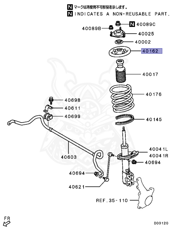 Mitsubishi - RVR - GA4W - 2011 - XTSXZ - 4J10