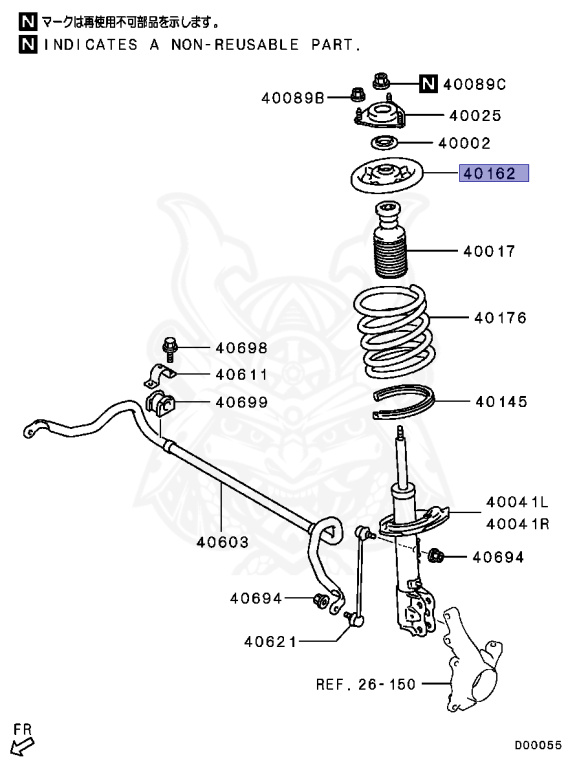 Mitsubishi - Delica D:5 - CV5W - 2010 - LTHHZ7 - 4B12