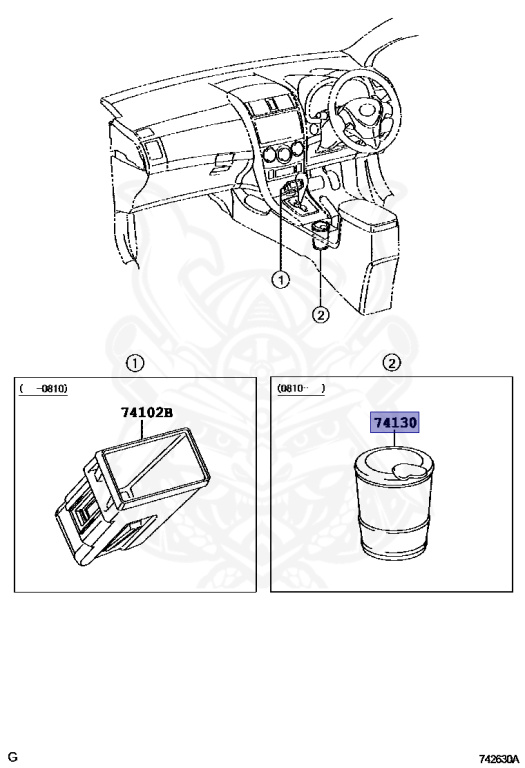 Toyota - Corolla Axio - ZRE142 - 2008 - LUXEL TYPE - SEDAN - Variator - 2ZRFE