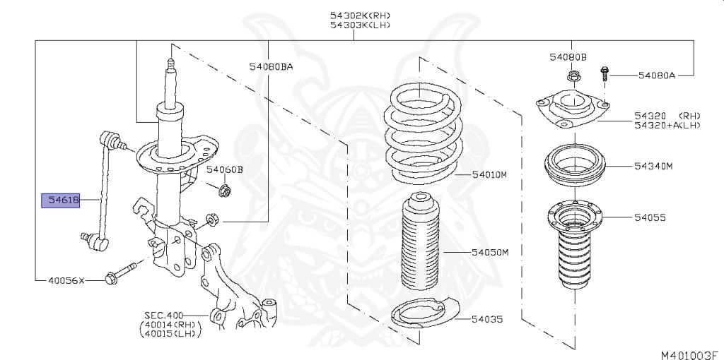 54618-CY00A - Nissan - Connecting Rod Assembly, Stabilizer