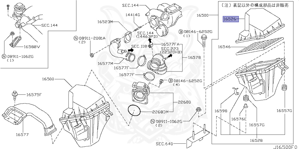 Nissan - Silvia - S15 - 2002 - SPEC R - HARDTOP(K) - MANUAL MISSION 6-SPEED(MT.F6) - TWO WHEELS STEERING(2WS) - SR20DET