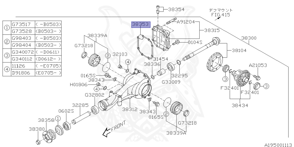 Subaru - Legacy B4 - BL9 - Jan-2008 - S402 - Sedan - 4W - 6-speed manual transmission - Right hand - EJ25T