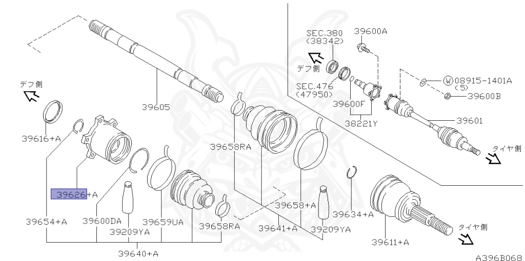 Nissan - Skyline - R34 25GTT - ER34 - 1998 - 25GT TURBO - 4 DOOR SEDAN(4S) - AUTOMATIC-FLOOR SHIFT(AT.F4) - Hi-Cas 2-Link (HI.2WD) - RB25DET