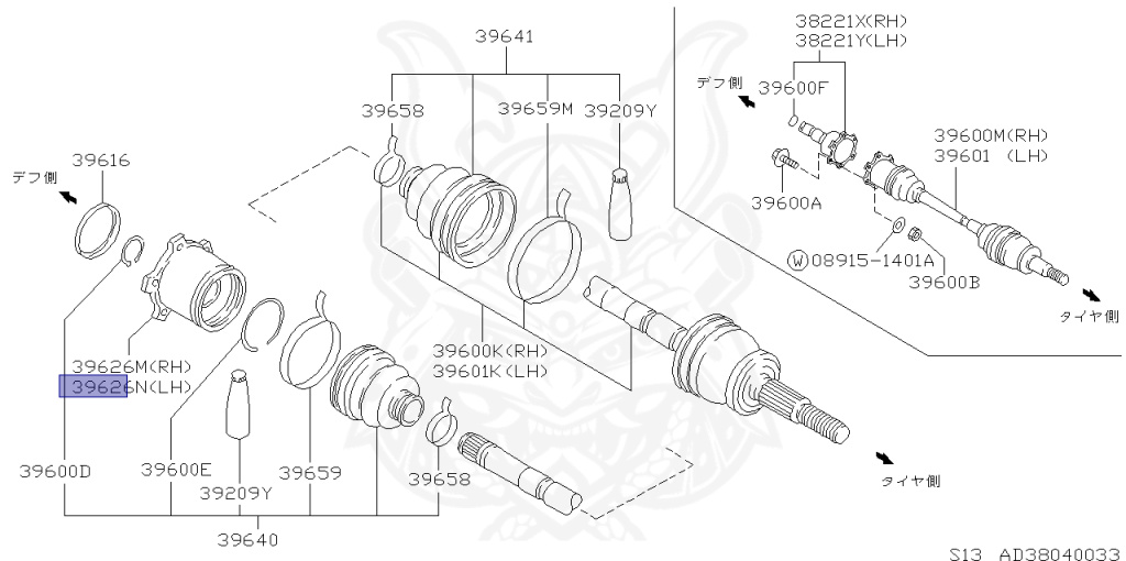 Nissan - Silvia - S13 - 1991 - K'S - HARDTOP(K) - MANUAL TRANSMISSION(MT) - TWO WHEELS STEERING(2WS) - SR20DT