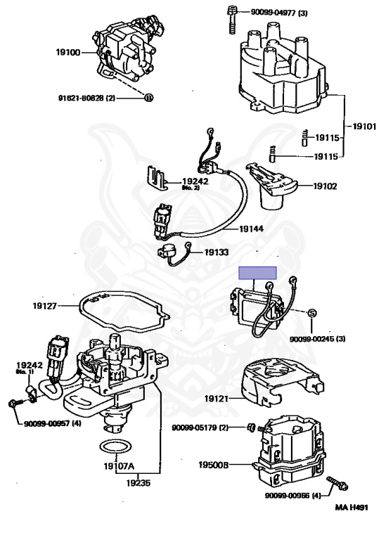 Toyota - Tercel - EL53 - 1995 - VX TYPE - 4 DOOR - Manual - 5EFE
