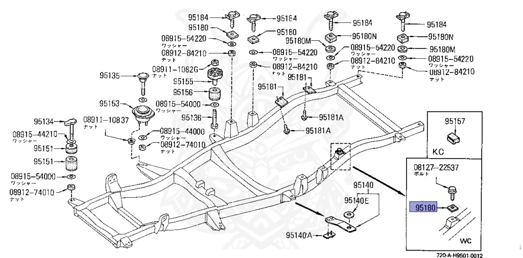 Nissan - Datsun - 720 - 1984 - DELUXE TYPE - Guard Truck (TL) - 2 WHEEL DRIVE(2WD) - Column Manual 5th (R5) - SD23